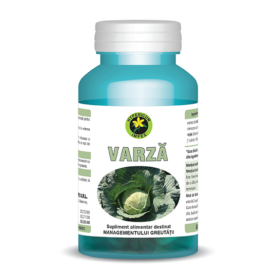 Extract de varza, 60 capsule, Hypericum