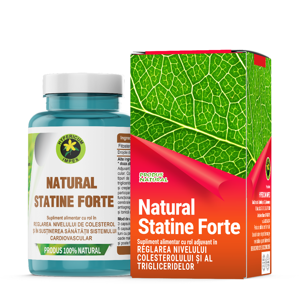 Natural Statine Forte, 60 capsule, Hypericum