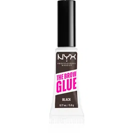 NYX Professional Makeup The Brow Glue gel pentru sprancene culoare 05 Black 5 g