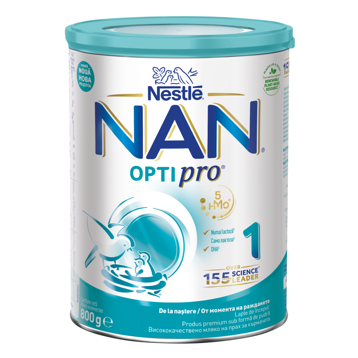 Formula de lapte NAN1 OPTIPRO HMO, 800g, Nestle