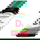 Vitamina D3 1000UI, 100 tablete, Jamieson