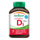 Vitamina D3 50mcg 2000UI, 60 tablete, Jamieson