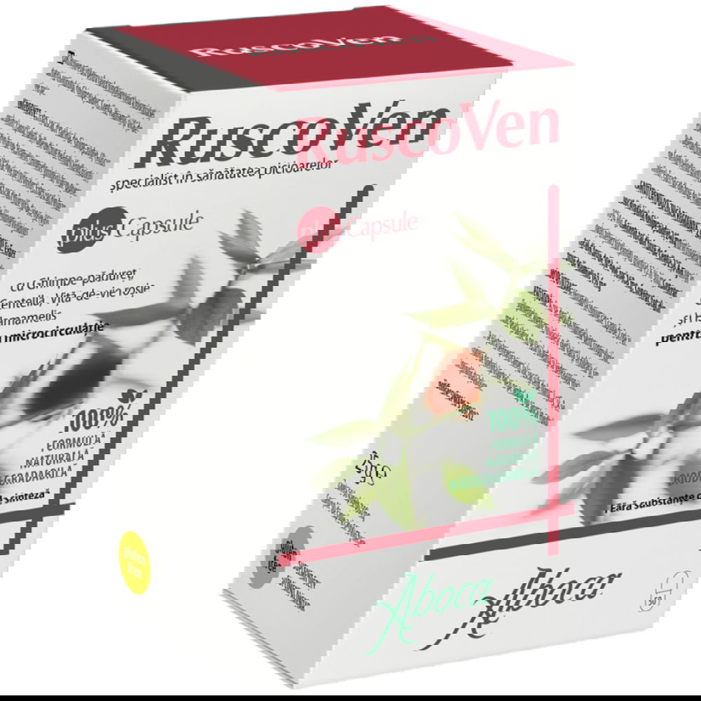 Ruscoven plus, 50 capsule, Aboca