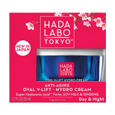 Crema hidratanta anti-imbatranire cu Super Acid Hyaluronic forte, lapte de soia si ginseng, 50ml, Hada Labo
