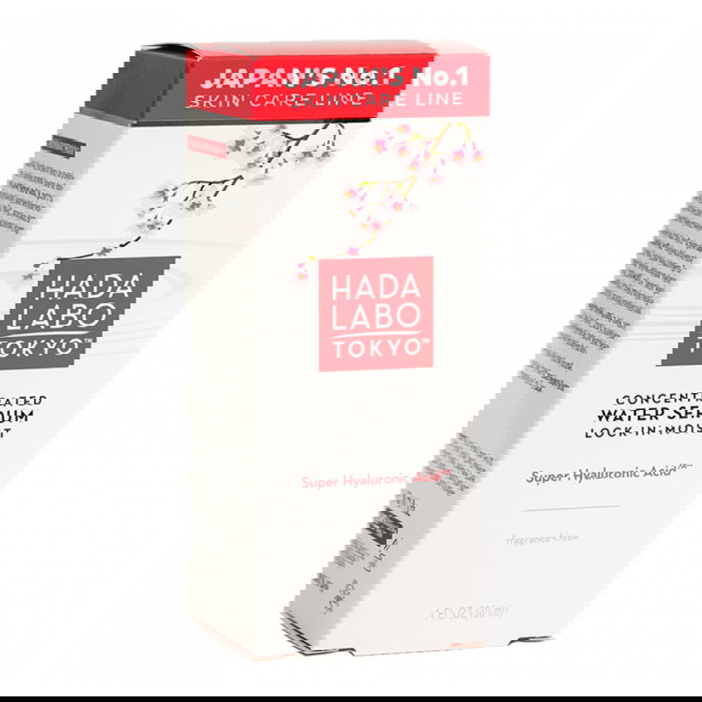 Ser concentrat de apa pentru mentinerea de durata a umiditatii pielii cu Acid Hyaluronic, 30ml, Hada Labo