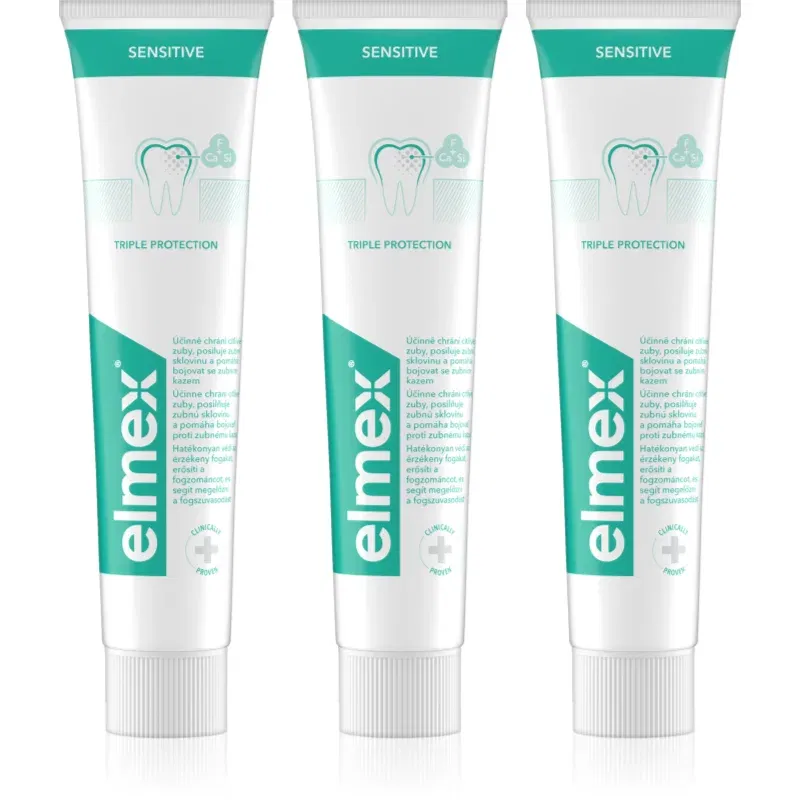 Elmex Sensitive Pasta pentru dinti sensibili 3x75 ml