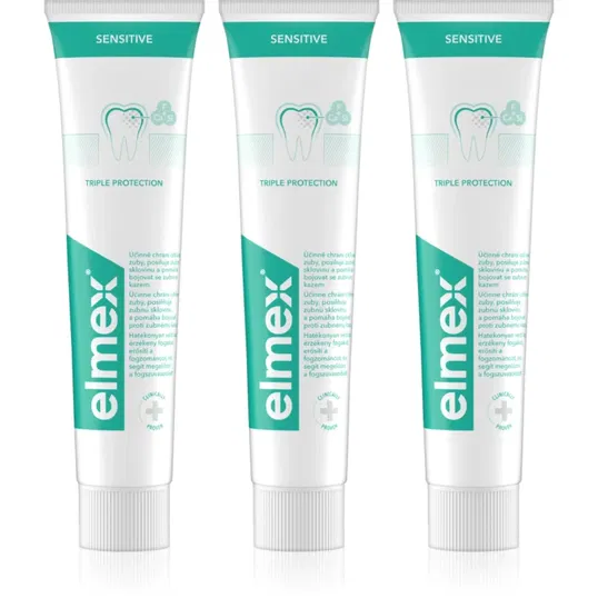 Elmex Sensitive Pasta pentru dinti sensibili 3x75 ml