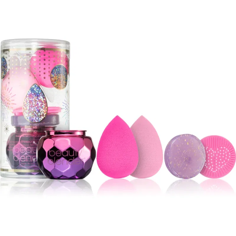 beautyblender® Discglow Inferno set pentru look perfect II.