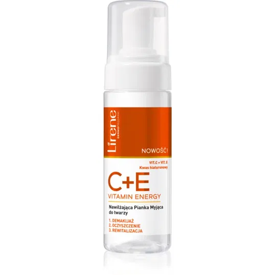 Lirene Vitamin C+E crema hidratanta pentru curatare cu vitamine C si E 150 ml