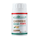 Ghimbir Extract Forte Natural, 60 capsule, Health Nutrition