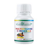Multivitamine si Minerale 100% naturale, 120 capsule, Health Nutrition