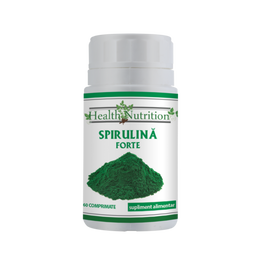 Spirulina forte 500mg, 60 tablete, Health Nutrition