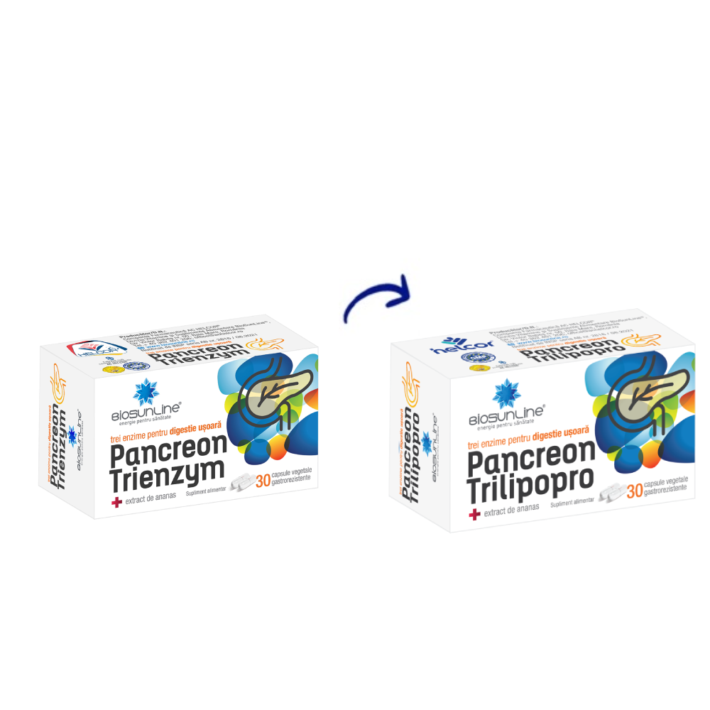 Pancreon Trilipopro, 30 capsule, BioSunLine