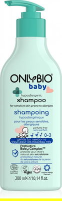 Sampon hipoalergenic pentru bebelusi, 300ml, OnlyBio