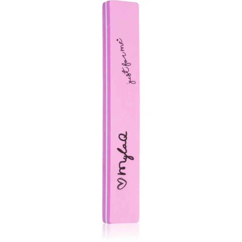 MYLAQ Buffer Block Pila pentru modelarea unghiilor culoare Rose 100/180 1 buc