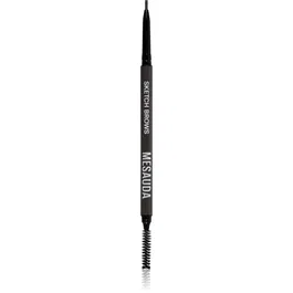 Mesauda Milano Sketch Brows creion pentru sprancene cu pensula culoare 104 Dark 0,09 g