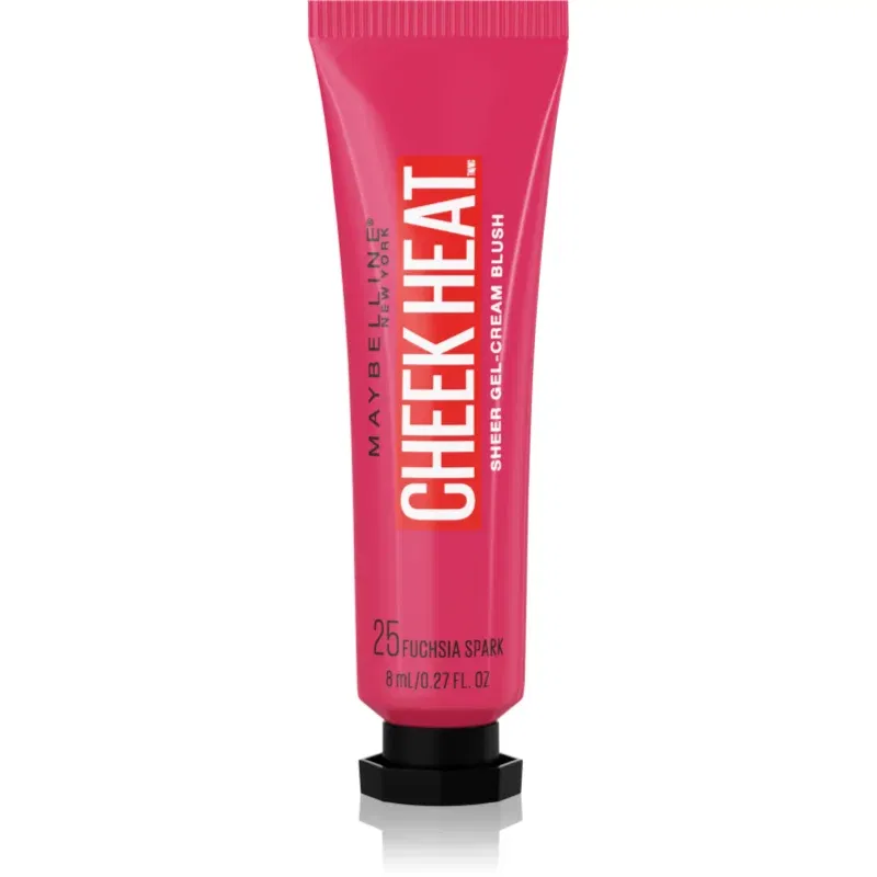 MAYBELLINE NEW YORK Face Studio Cheek Heat blush cremos culoare 25 Fuchsia Spark 10 ml
