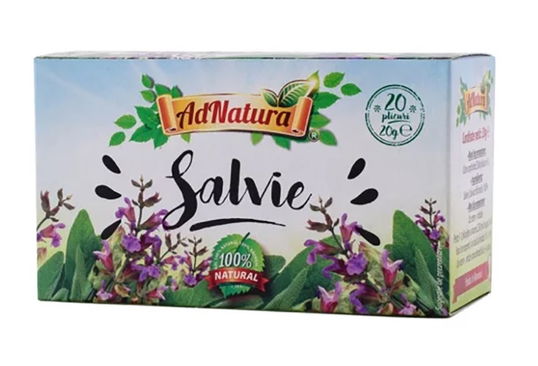 Ceai de salvie, 20 plicuri, AdNatura