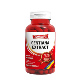 Extract de gentiana, 30 capsule, AdNatura