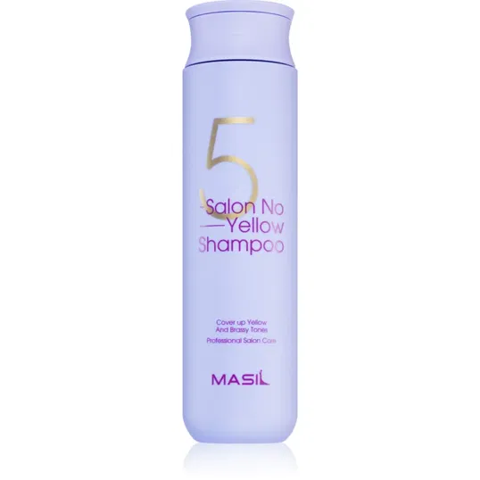 MASIL 5 Salon No Yellow sampon violet neutralizeaza tonurile de galben 300 ml