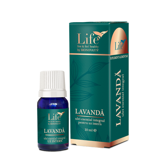 Ulei esential integral de lavanda, 10ml, Bionovativ