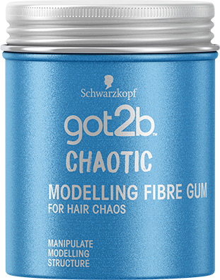 Guma modelatoare pentru par cu fixare puternica dar flexibila Chaotic, 100ml, Got2b