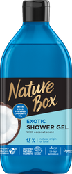 Gel de dus cu ulei de cocos 100% presat la rece, 385ml, Nature Box