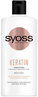 Balsam pentru par uscat Keratin, 440ml, Syoss