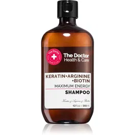 The Doctor Keratin + Arginine + Biotin Maximum Energy Sampon cu keratina pentru intarire si stralucire 355 ml