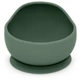 Petite&Mars Take&Match Silicone Bowl castron cu ventuză Misty Green 6 m+ 360 ml