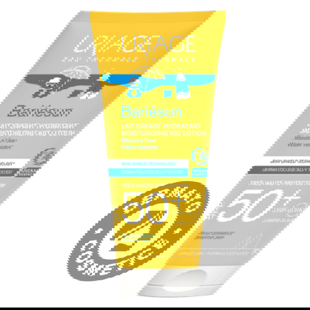 Lapte de protectie solara cu SPF 50+ pentru copii Bariesun, 100ml, Uriage