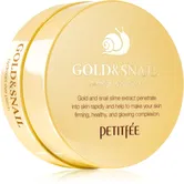 Petitfée Gold & Snail masca hidrogel pentru ochi extract de melc 60 buc