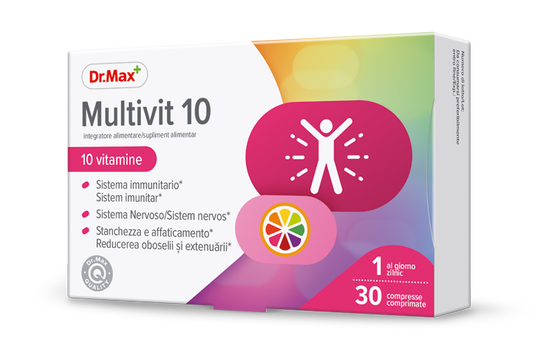 Dr. Max Multivit 10, 30 comprimate filmate