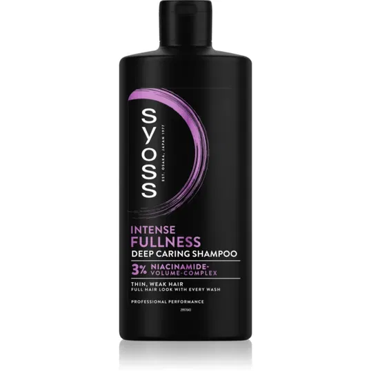 Syoss Intense Fullness Sampon pentru par fin volum si vitalitate 440 ml