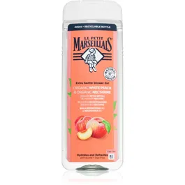 Le Petit Marseillais White Peach BIO & Nectarine BIO Bio gel de duș mătăsos 400 ml