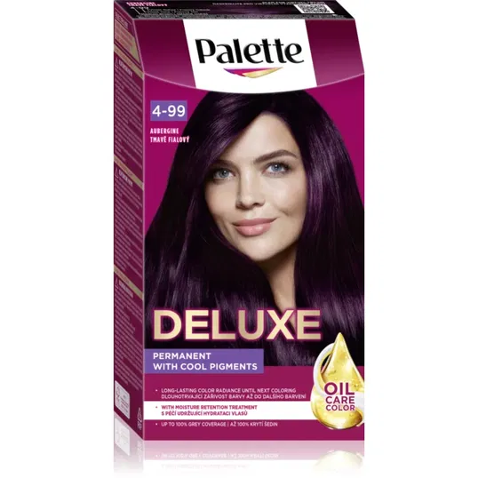 Schwarzkopf Palette Deluxe Culoare permanenta pentru par culoare 4-99 880 Aubergine 1 buc