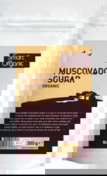 Zahar brun Muscovado din trestie Bio, 300g, Smart Organic