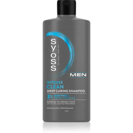 Syoss Men Intense Clean șampon pentru par normal spre gras 440 ml