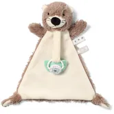 BabyOno Toy pătură mini cu animal de pluș cu clips Otter Maggie 1 buc