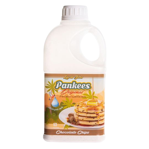 Mix de faina pentru clatite si wafe Chocolate Chips Pankees, 290g, Lucas Bites