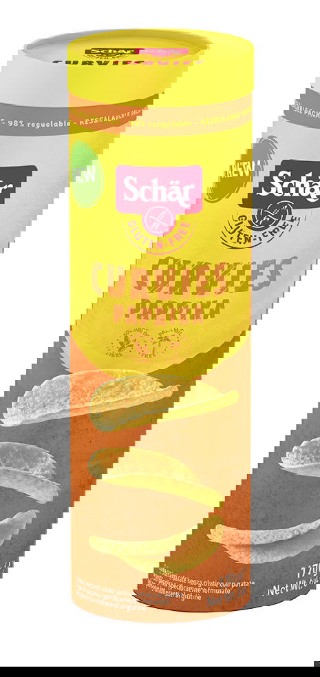 Chipsuri fara gluten cu paprika, 170g, Schar