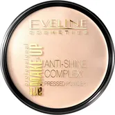 Eveline Cosmetics Art Make-Up fond de ten ușor, sub formă de pudră minerală compactă cu efect matifiant culoare 32 Natural 14 g