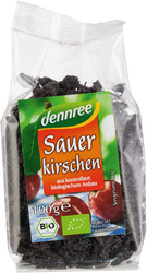Visine bio uscate fara samburi, 100g, Dennree