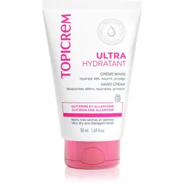 Topicrem UH BODY Ultra-Moisturizing Hand Cream cremă hidratantă pentru mâinile cu pielea uscată și crăpată 50 ml