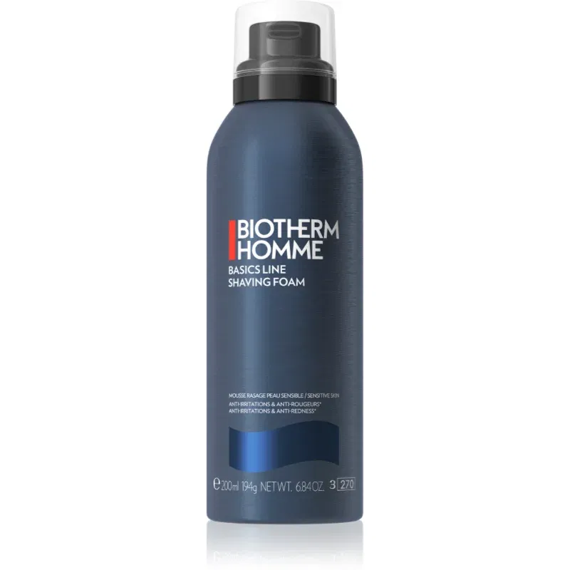 Biotherm Homme Basics Line Shaving Foam spumă pentru bărbierit pentru piele sensibilă 200 ml