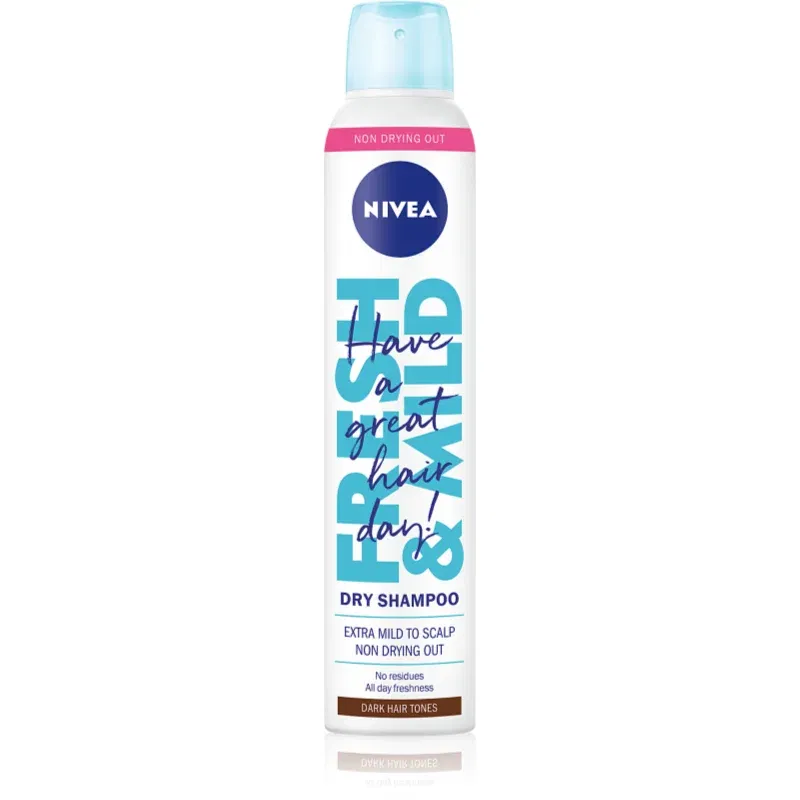 Nivea Fresh Revive șampon uscat pentru volum maxim Dark Tones 200 ml