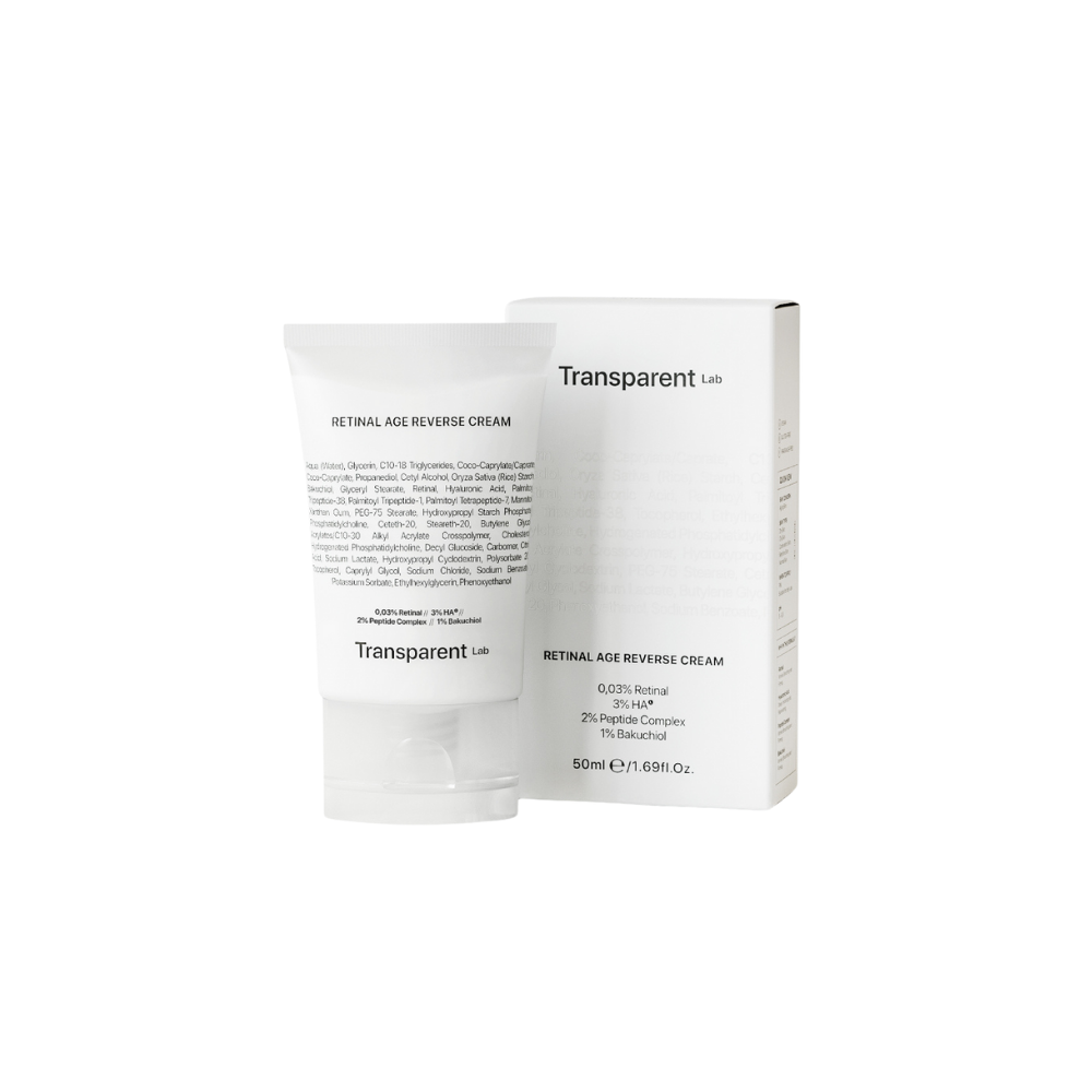 Crema anti-aging cu 5% Retinal Age Reverse, 50ml, Transparent Lab