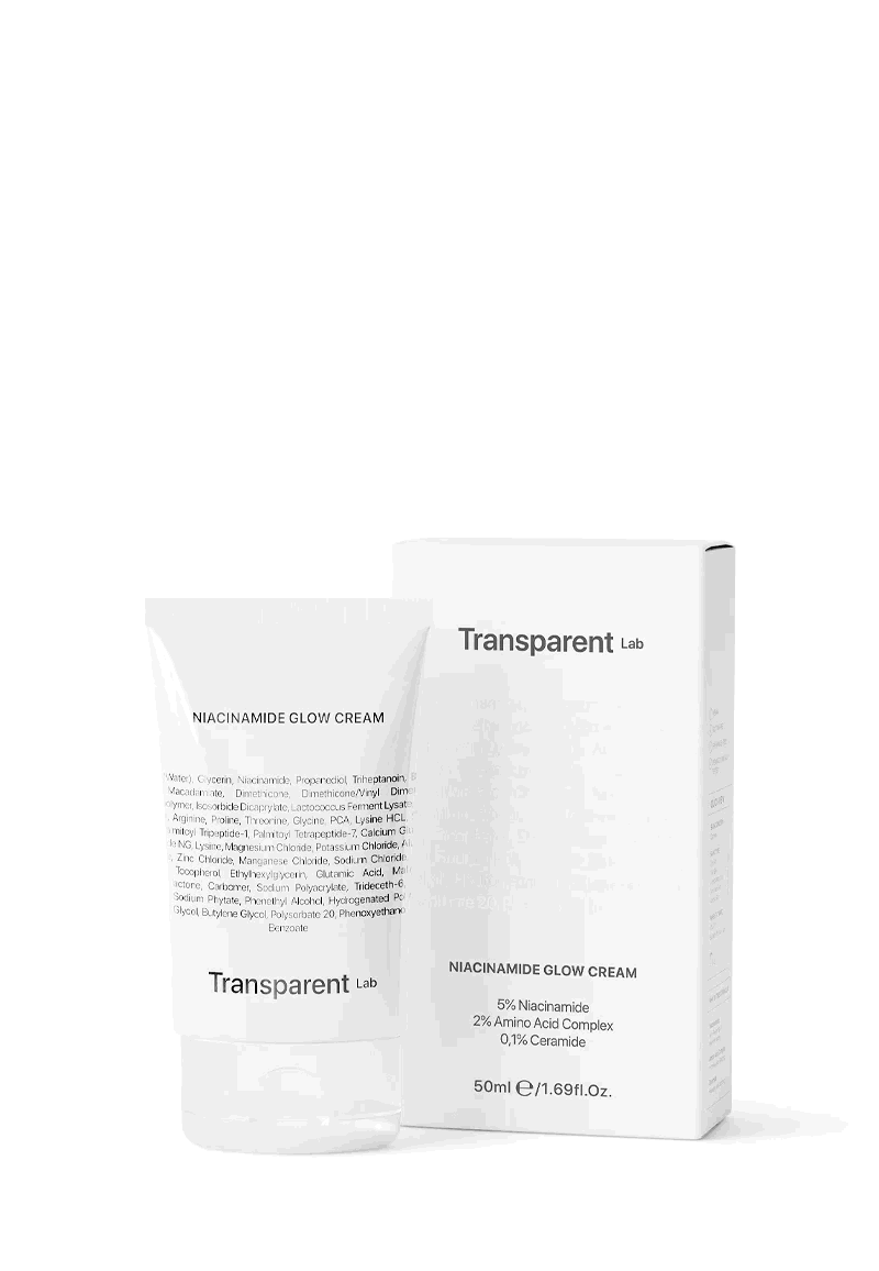 Crema iluminatoare Niacinamide Glow, 50ml, Transparent Lab