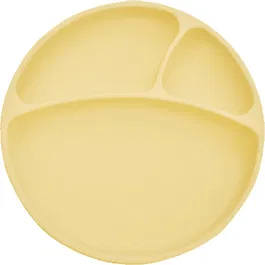 Minikoioi Puzzle Plate Yellow farfurie compartimentată cu ventuză 1 buc