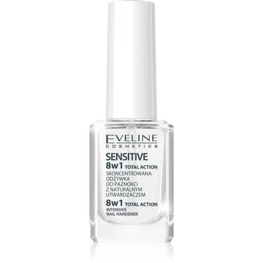 Eveline Cosmetics Total Action lac de unghii intaritor 8 in 1 12 ml